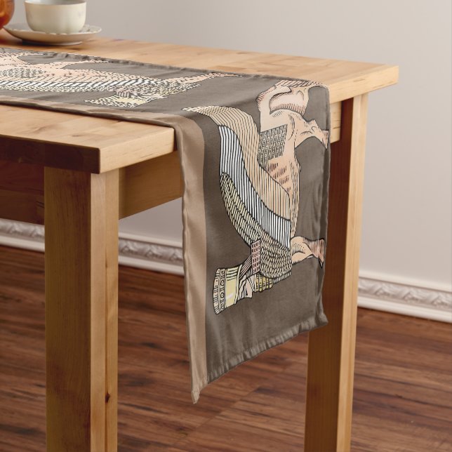 "winged Bull" Table Runner (In Situ)