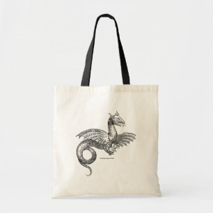 Winged dragon from Historiæ Serpentum et Draconum Tote Bag