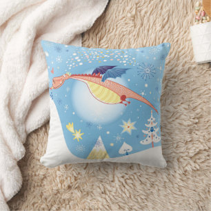 Winged Dragon Pillow