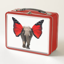 Winged Elephant Lunch Box