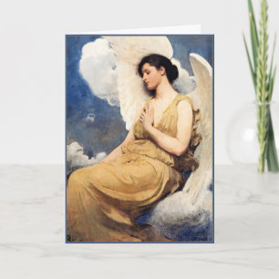 Winged Figure, artwork by Albert H. Thayer Card