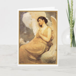 Winged Figure - Christmas Holiday Card