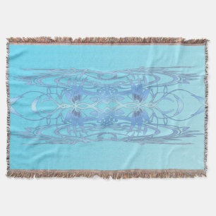 Winged Gate Throw Blanket