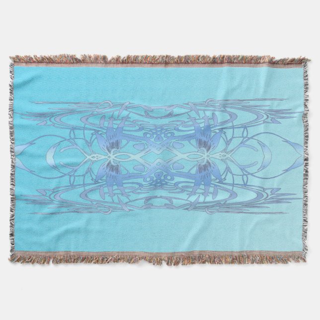 Winged Gate Throw Blanket (Front)