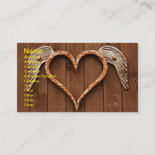 Winged Heart Business Card