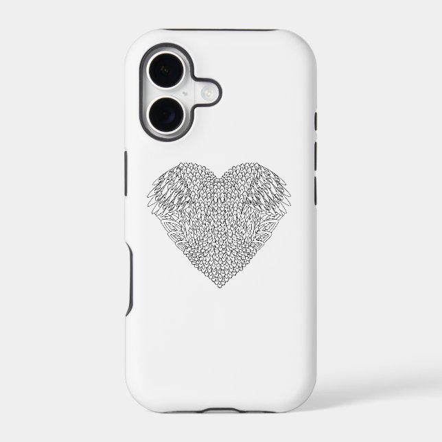 Winged Heart Doodle (Back)