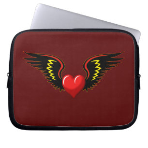 Winged Heart Laptop Sleeve