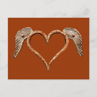 WINGED HEART POSTCARD