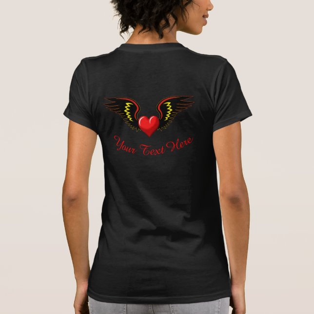 Winged Heart T-Shirt (Back)