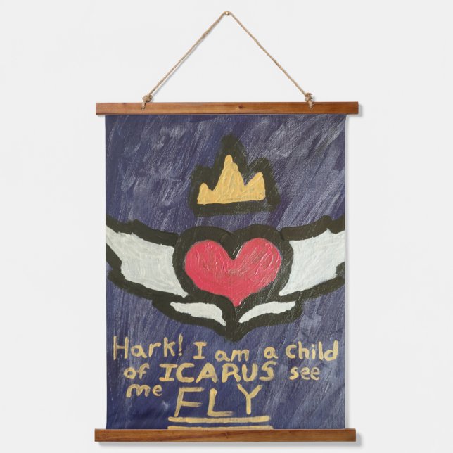 Winged Heart Wall Art (Front)