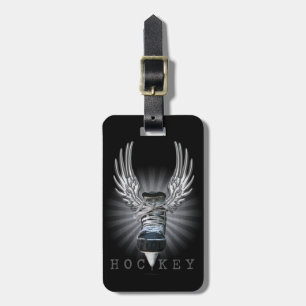 Winged Hockey Luggage Tag