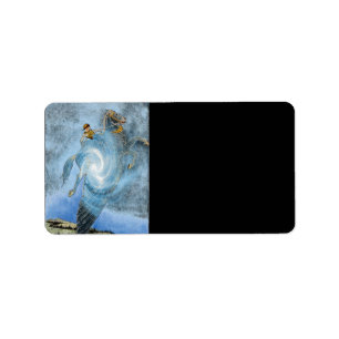 Winged Horse Address Label