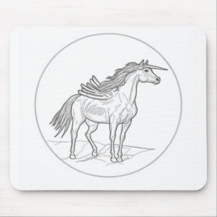 Winged Horse 🐴 Mouse Pad