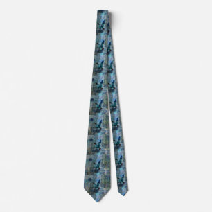 Winged idea abstract tie