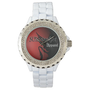 Winged Killosopher Apparel Rhinestone Watch