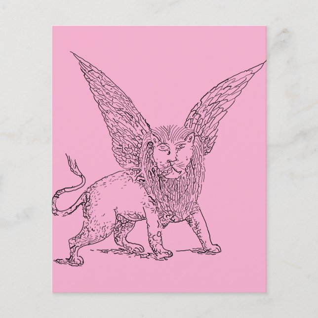 Winged lion symbol of Saint Mark  (Front)