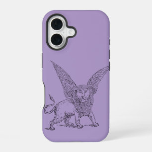 Winged lion symbol of Saint Mark iPhone 16 Case