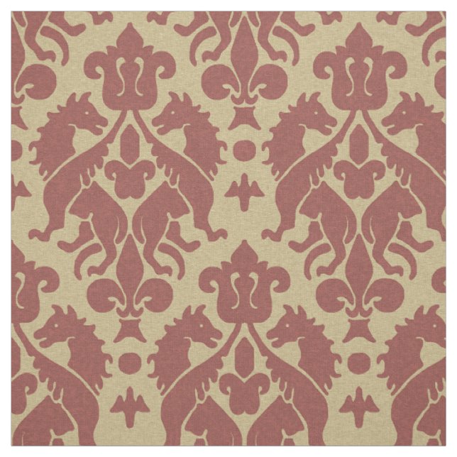 Winged Lions Fabric (Swatch)