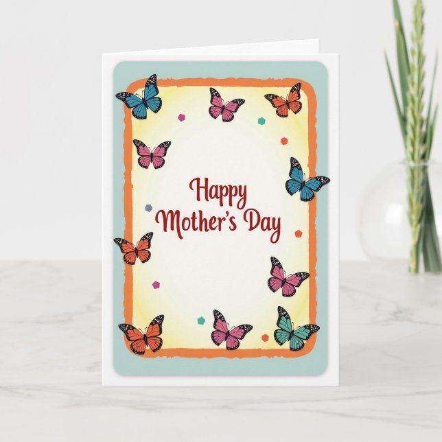 Winged Mothers Day Scene Card (Front)