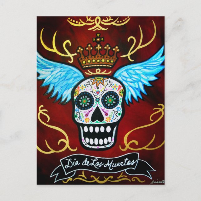 WINGED MUERTOS POSTCARD (Front)