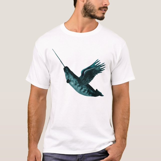 Winged Narwhale T-Shirt (Front)