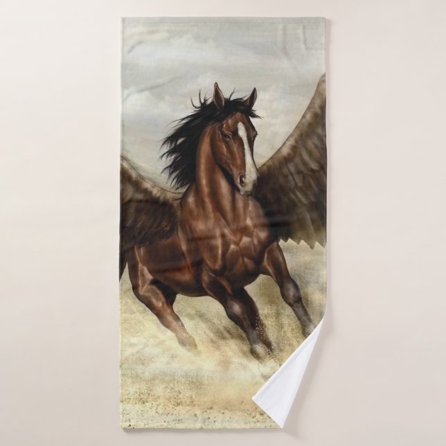 Winged Pegasus   Bath Towel (Bath Towel)