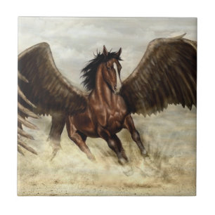 Winged Pegasus   Ceramic Tile