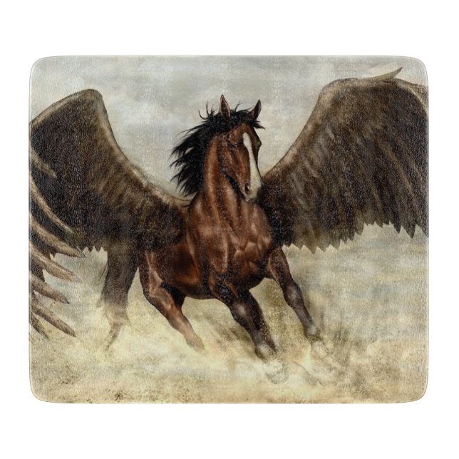 Winged Pegasus   Cutting Board (Front)