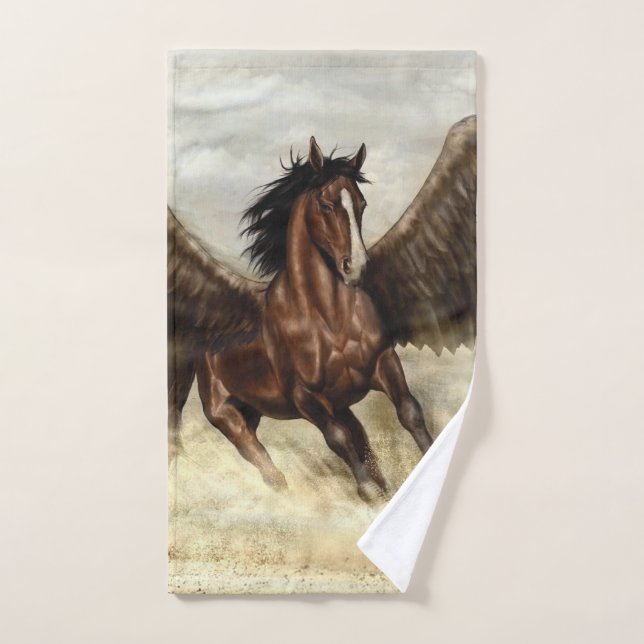 Winged Pegasus   Hand Towel (Hand Towel)