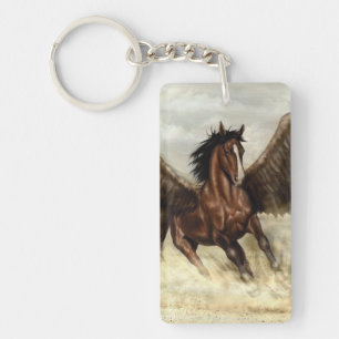 Winged Pegasus Key Ring