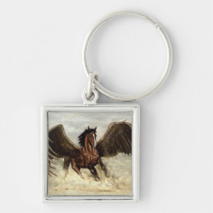 Winged Pegasus Key Ring
