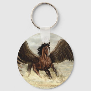 Winged Pegasus Key Ring