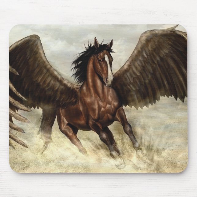 Winged Pegasus   Mouse Pad (Front)