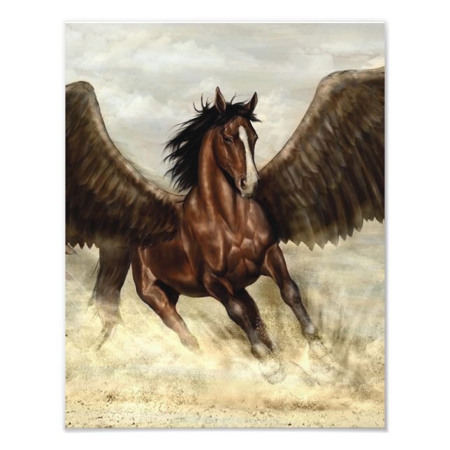 Winged Pegasus   Photo Print (Front)