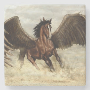 Winged Pegasus Stone Coaster