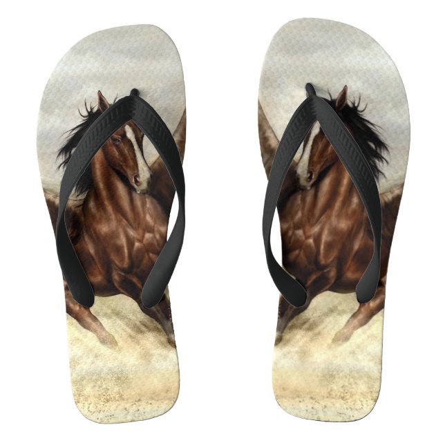Winged Pegasus   Thongs (Footbed)