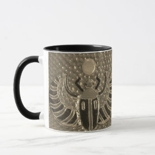Winged Scarab tile Pattern Mug 2