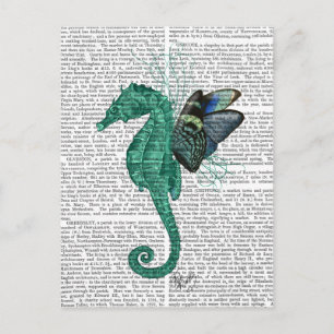 Winged Seahorse Postcard