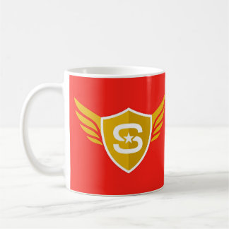 Winged Shield Hero Emblem Red Gold Mug