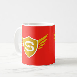 Winged Shield Hero Emblem Red Gold Mug