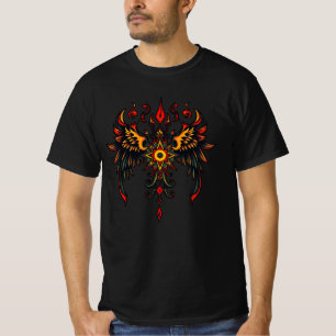 Winged Symbol - Ornate Tattoo Design T-Shirt