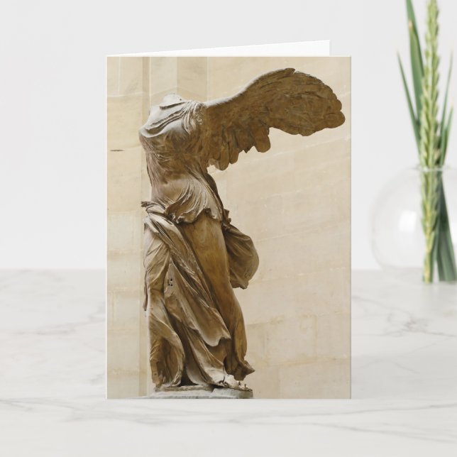 Winged Victory of Samothrace Card (Front)
