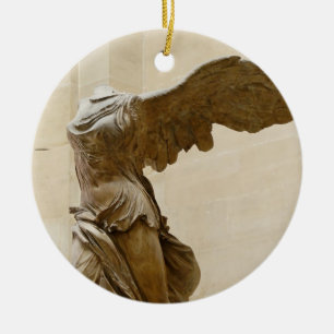 Winged Victory of Samothrace Ceramic Tree Decoration