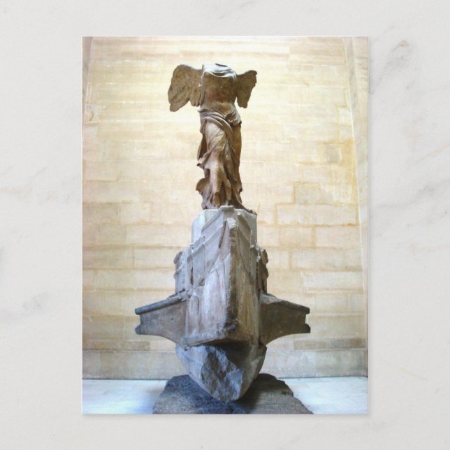 Winged Victory of Samothrace Nike Postcard (Front)