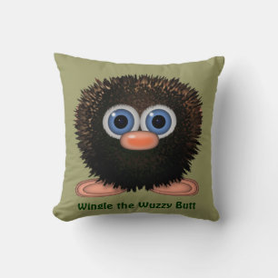 Wingle the Cute Wuzzy Butt Cushion for Kids Room