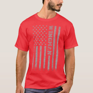 Wingman American Flag  T-Shirt
