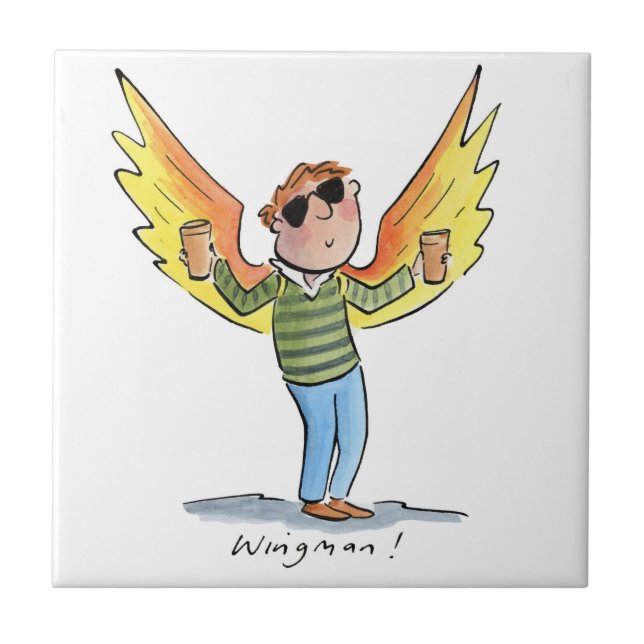 Wingman Ceramic Tile (Front)