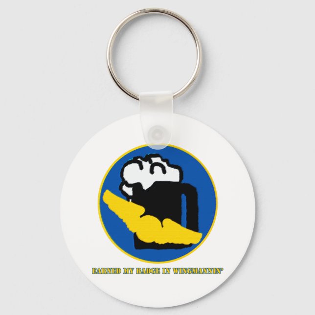 Wingman Merit Badge Key Ring (Front)