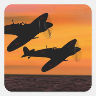 WINGMAN. SQUARE STICKER