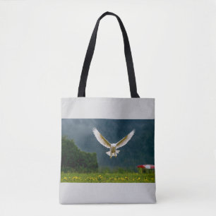 Wings Against the Storm Tote Bag